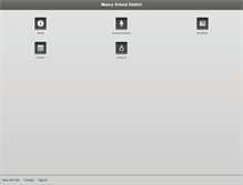 Tablet Screenshot of muncysd.org